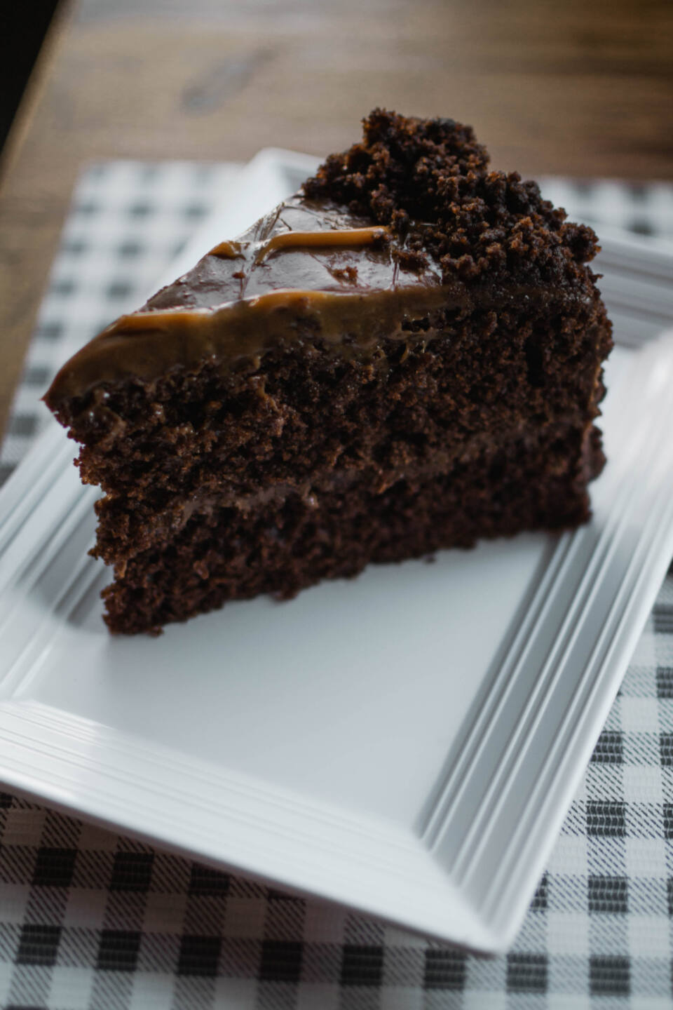 Csokoládétorta szelet, illusztráció
