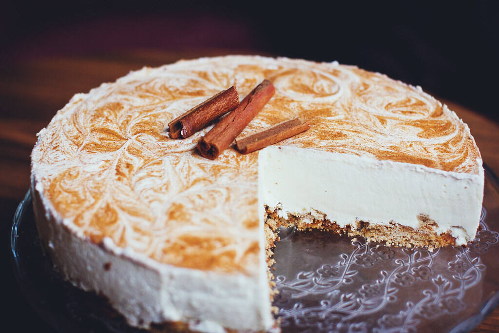 Fahéjas sajttorta, illusztráció